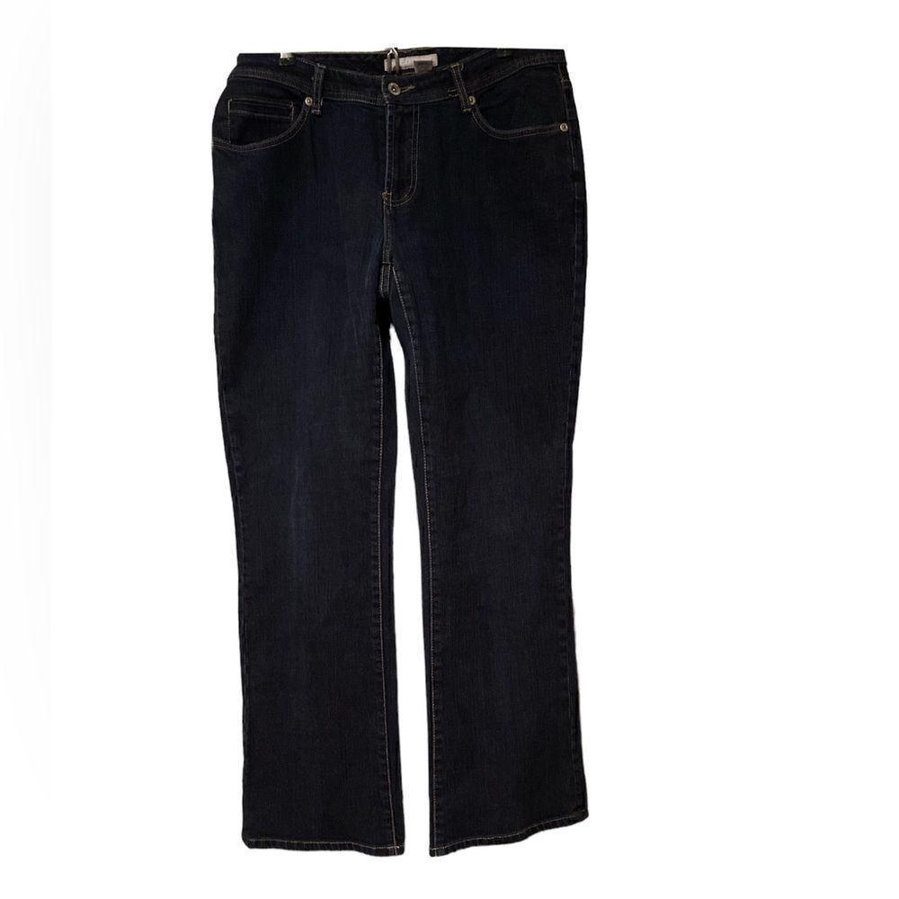 Chicos Platinum Jeans Chico’s Size 1 Short Boot Cut